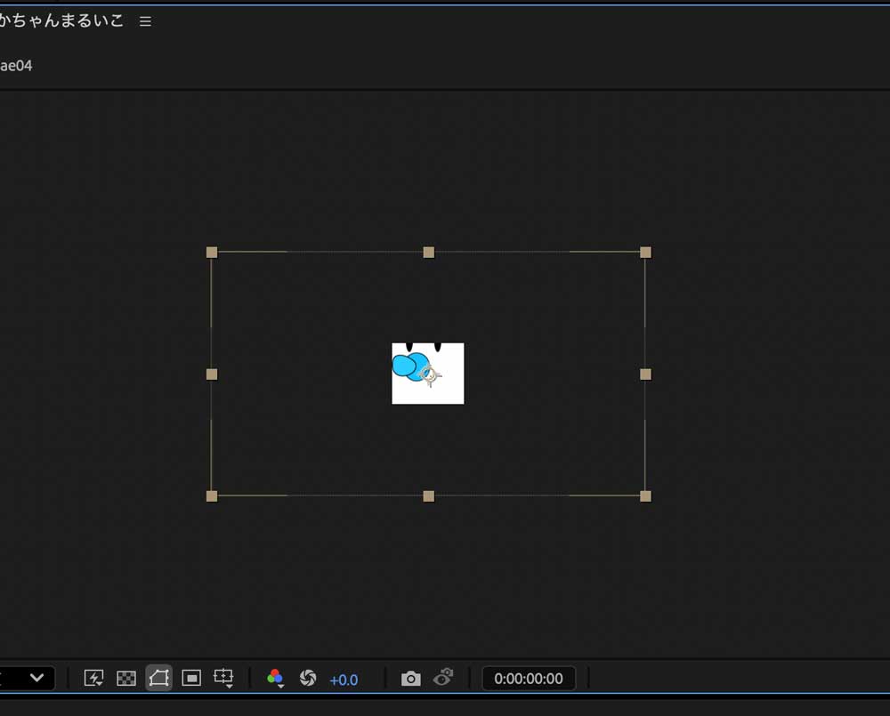 AfterEffectsでLINEのアニメーションスタンプを作る6コンポジション2