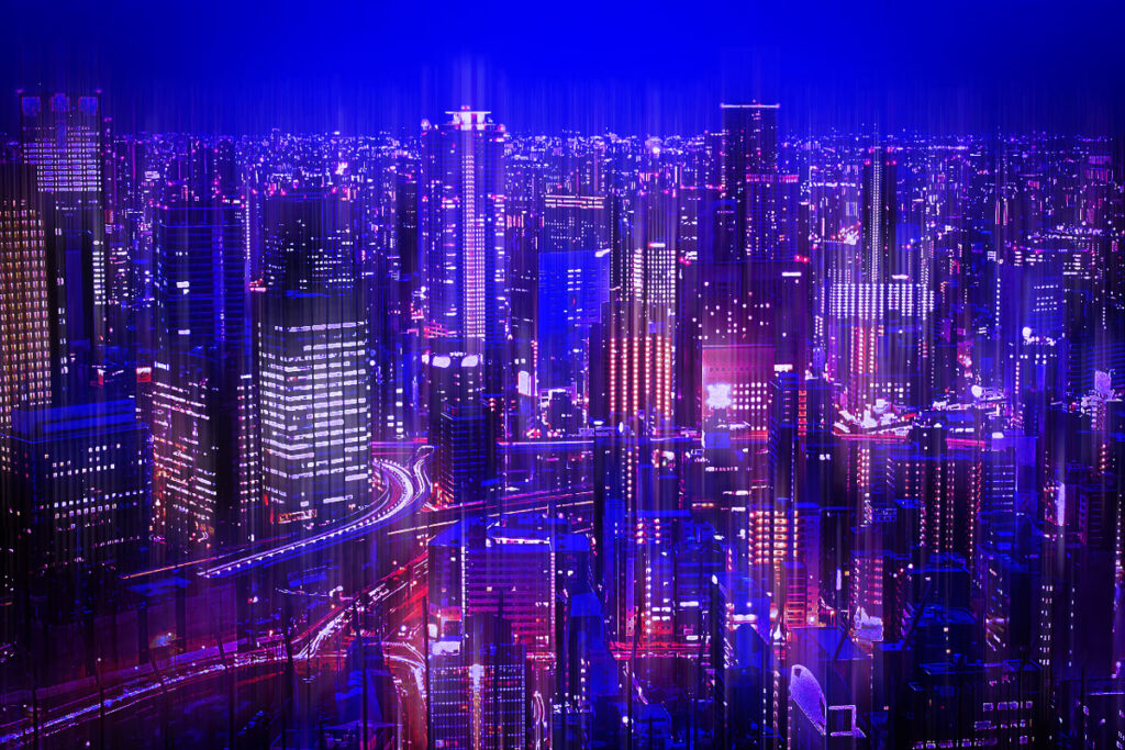 PhotoshopCamera RawフィルターでSF調に7ぼかし完成